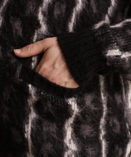 Schott N.Y.C（ショット） 「schott」 ニットカーディガン M ブラック
