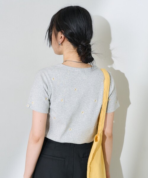FREAK'S STORE（フリークスストア） tシャツ ミニデイジー刺繍Tシャツ