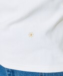 tシャツ ミニデイジー刺繍Tシャツ/花柄Tシャ...の詳細画像1