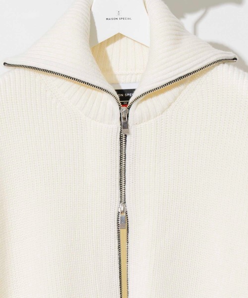 MAISON SPECIAL（メゾンスペシャル） ニットカーディガン 2 オレンジ