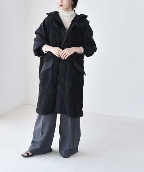 quaranciel コート ONE SIZE ブラック レディース : ZOZOTOWN Yahoo!店