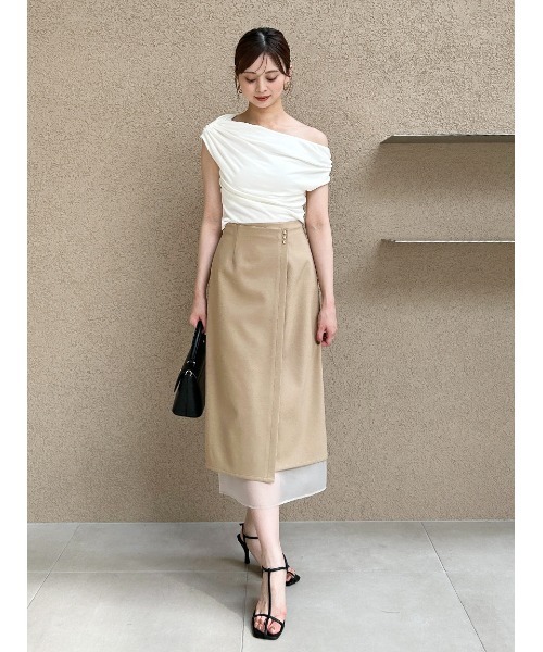 高級感 SNIDEL スカート シンプルナロースカート : ZOZOTOWN Yahoo!店 スカート