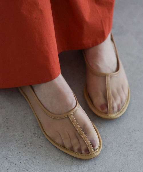 Bonjour Sagan パンプス シースルーフラットパンプス : ZOZOTOWN