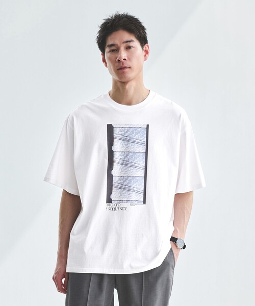 【6/30限定 9500→8500】レフレム 発泡プリント カットソー Tシャツ REFLEM tシャツ Tシャツ 「REFLEM/レフレム」ラバープリントT