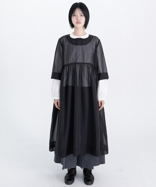 eunoia ユノイア | beaute button dress ¥47,300‐ 曲線が美しい