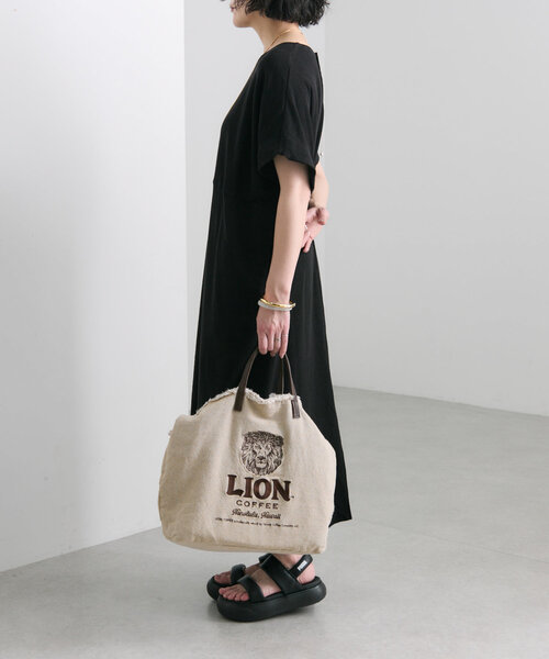 ear PAPILLONNER トートバッグ LION COFFEE(ライオンコーヒー