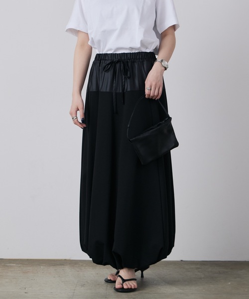 LE CIEL BLEU スカート BLEU/ルシェルブルー Balloon Skirt