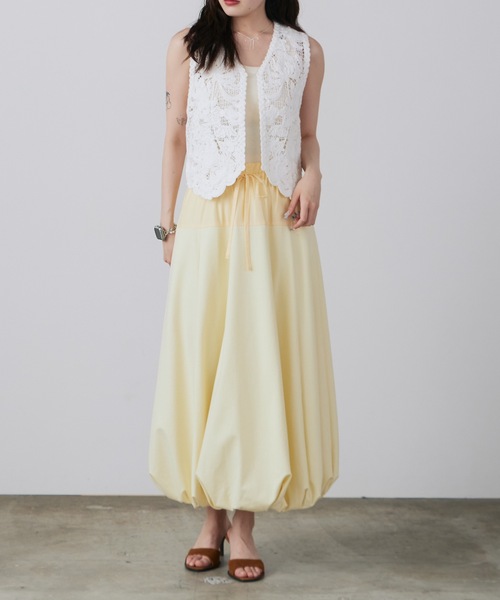 スカート LE CIEL BLEU 23AW Leather Bucket Skirt LE CIEL BLEU 23AW Leather Bucket Skirt