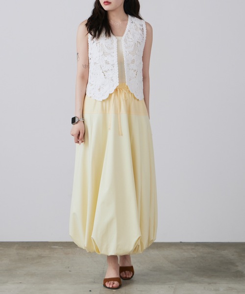 LE CIEL BLEU スカート BLEU/ルシェルブルー Balloon Skirt