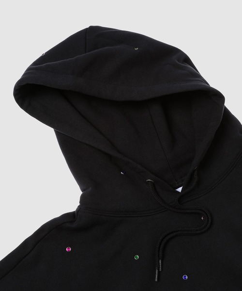 日本未入荷【Sky High Farm Workwear】 スタッズフーディニット Sky High Farm Workwear パーカー STUDDED HOODIE KNIT メンズ