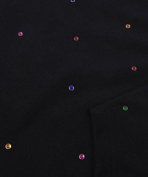 日本未入荷【Sky High Farm Workwear】 スタッズフーディニット Sky High Farm Workwear パーカー STUDDED HOODIE KNIT メンズ