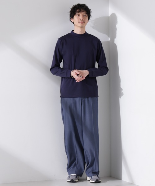 「NANO universe」 長(zhǎng)袖Tシャツ M ベージュ メンズ