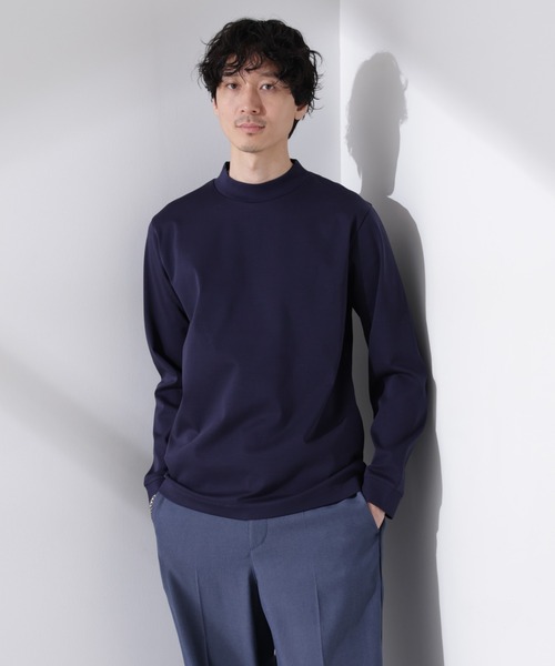 「NANO universe」 長(zhǎng)袖Tシャツ M ベージュ メンズ