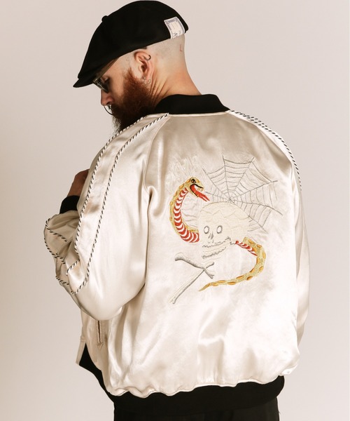 SUKA JACKET スカジャン PAIKAJI】メンズ スカジャン/Men's Sukajan (souvenir jacket)