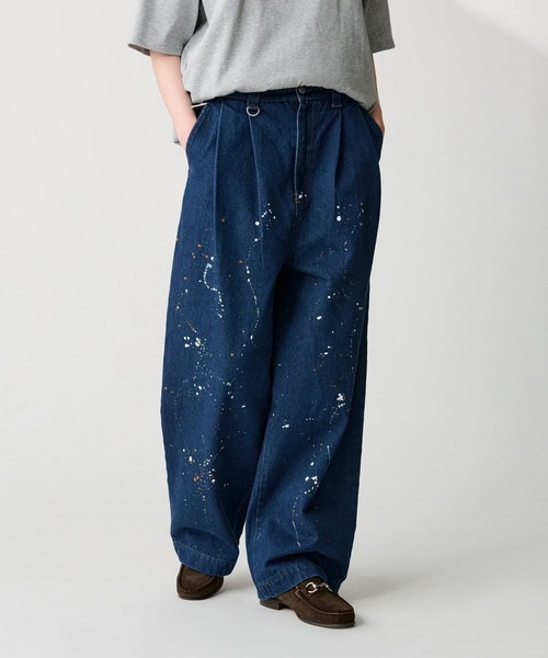 WETTEMPT ジーンズ 2TUCK PAINT DENIM PANTS / ツータックペイント