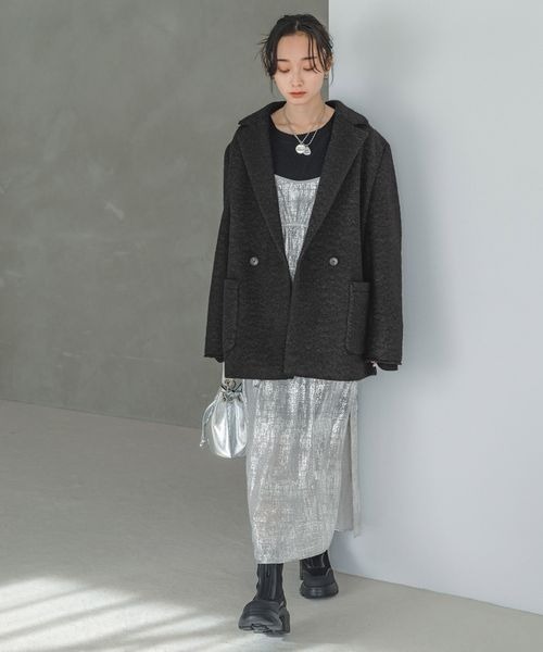 JEANASIS（ジーナシス） テーラードジャケット FREE ブラック