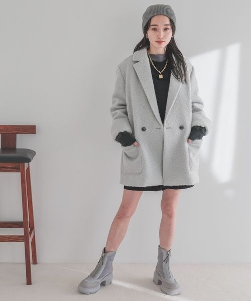 JEANASIS（ジーナシス） テーラードジャケット FREE ブラック