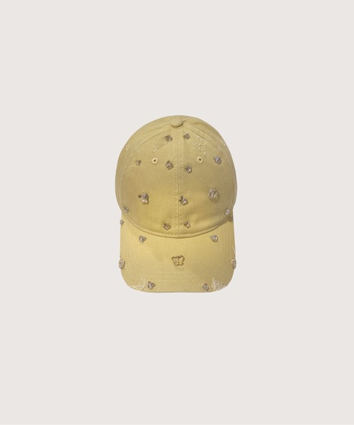 LA POMME petit（ラポミ・プチ） キャップ 帽子 Bijou Broken Cap