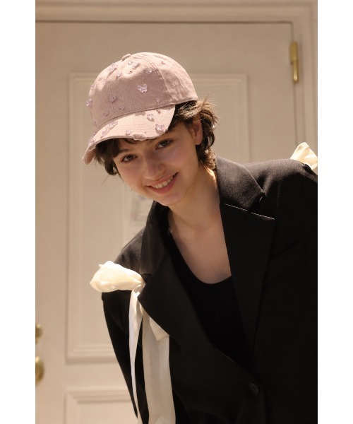 LA POMME petit（ラポミ・プチ） キャップ 帽子 レディース Bijou