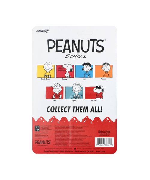 PEANUTS フィギュア Super7 スーパー7 Peanuts リアクションフィギュア
