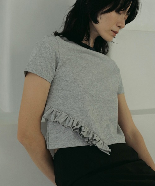 アンヌーク　anuke Compact Frill T-shirtsトップス セール】Compact Frill T-shirts（Tシャツ/カットソー）｜anuke