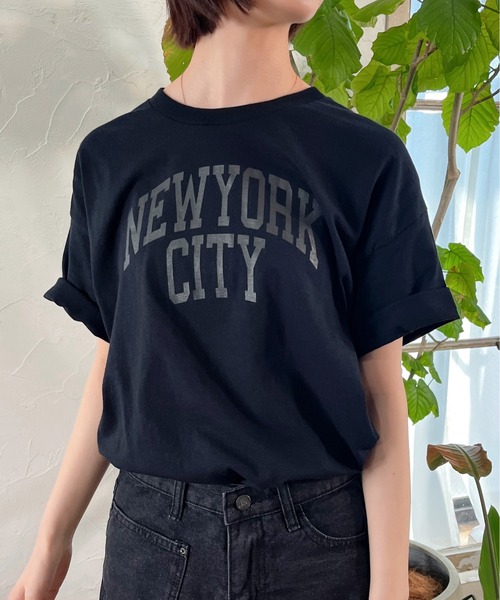 tシャツ 「spiritoso」カレッジロゴアソートプリント半袖Tシャツ レディース | spiritoso | 04