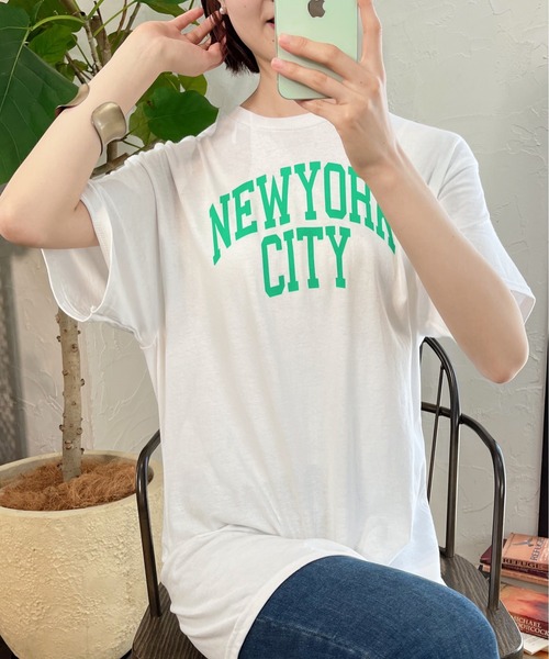 tシャツ 「spiritoso」カレッジロゴアソートプリント半袖Tシャツ レディース | spiritoso | 12