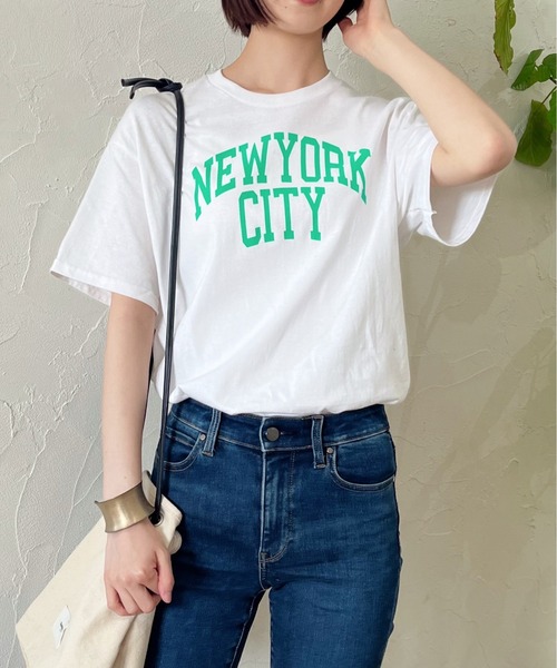 tシャツ 「spiritoso」カレッジロゴアソートプリント半袖Tシャツ レディース | spiritoso | 15