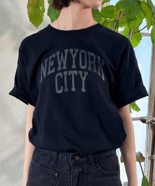 tシャツ 「spiritoso」カレッジロゴアソートプリント半袖Tシャツ レディース | spiritoso | 25