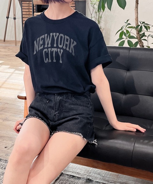tシャツ 「spiritoso」カレッジロゴアソートプリント半袖Tシャツ レディース | spiritoso | 26