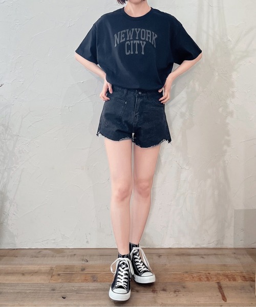 tシャツ 「spiritoso」カレッジロゴアソートプリント半袖Tシャツ レディース | spiritoso | 28