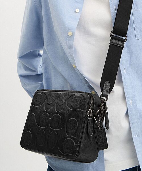 COACH　メンズショルダーバッグ　チャータークロスボディ24 COACH ショルダーバッグ チャーター クロスボディ バッグ 24