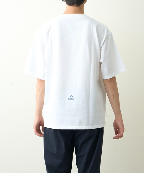 「Franklin Climbing」 半袖Tシャツ MEDIUM ライトグレー メンズ