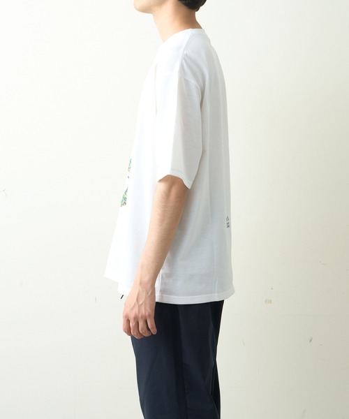 「Franklin Climbing」 半袖Tシャツ MEDIUM ライトグレー メンズ