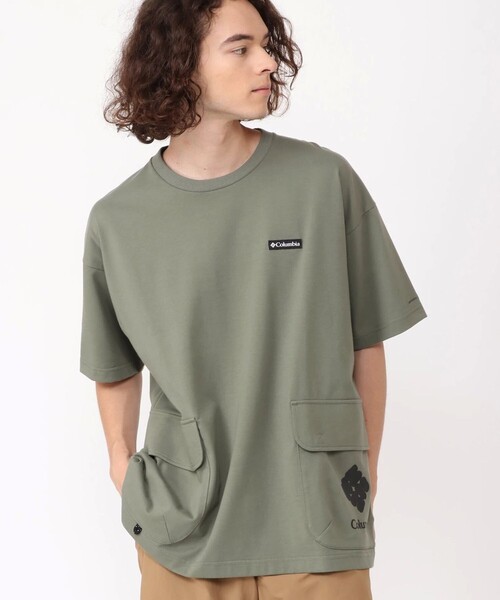 「Columbia」 半袖Tシャツ L ブラック メンズ