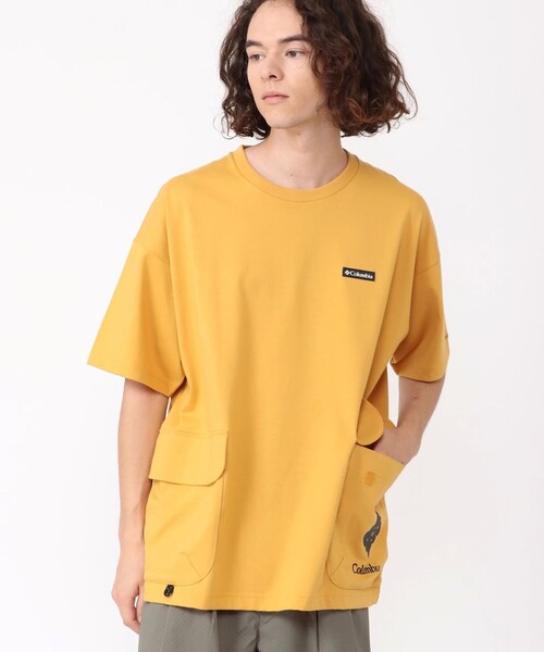 「Columbia」 半袖Tシャツ L ブラック メンズ