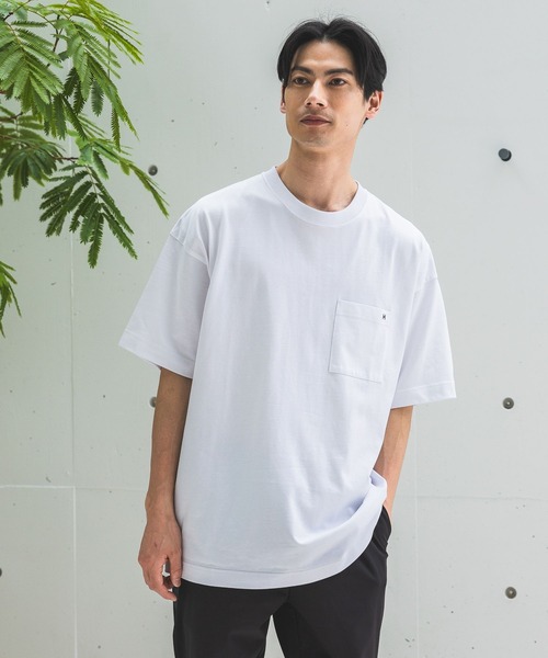 「HEREIAM」 半袖Tシャツ MEDIUM ホワイト メンズ