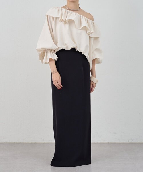 「SHENERY」 長袖ブラウス FREE オフホワイト レディース_画像2