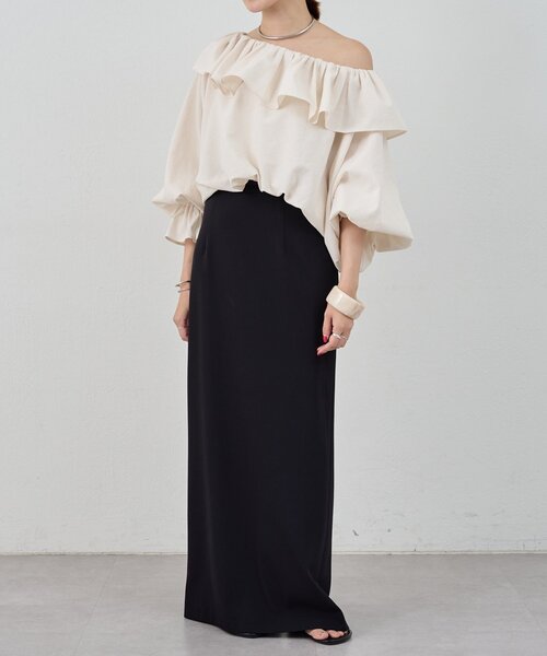 「SHENERY」 長袖ブラウス FREE オフホワイト レディース_画像3