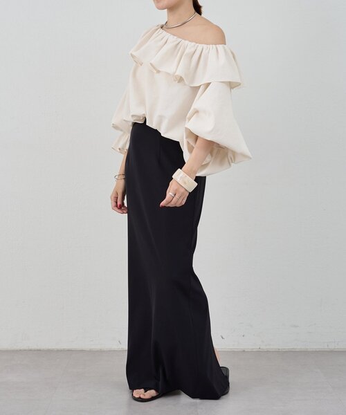 「SHENERY」 長袖ブラウス FREE オフホワイト レディース_画像5