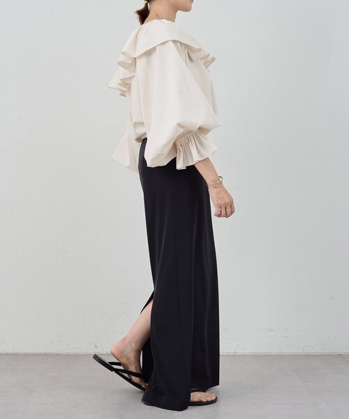 「SHENERY」 長袖ブラウス FREE オフホワイト レディース_画像9