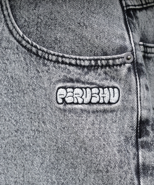 「Perushu」 デニムパンツ MEDIUM ブルー メンズ
