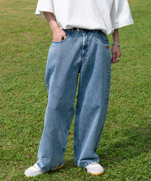 「Perushu」 デニムパンツ MEDIUM ブルー メンズ