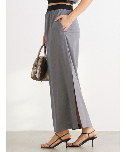 mikomori（ミコモリ） スカート × THIRD MAGAZINE」SUMMER WOOL LONG