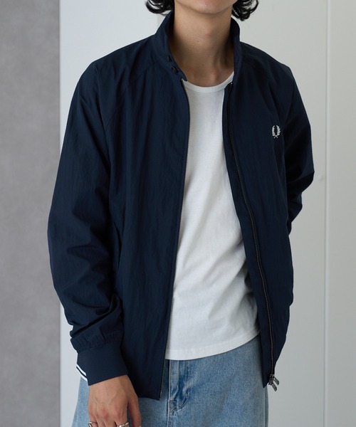 FRED PERRY フレッドペリー コート ネイビー　アウター　紺　春コート FRED PERRY（フレッドペリー） コート ジャケット 「FRED PERRY