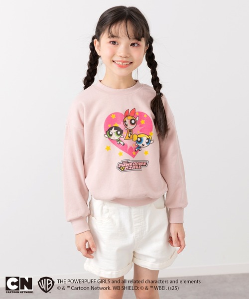 chil2 トレーナー 「パワーパフガールズ」裏毛トレーナー キッズ 子供