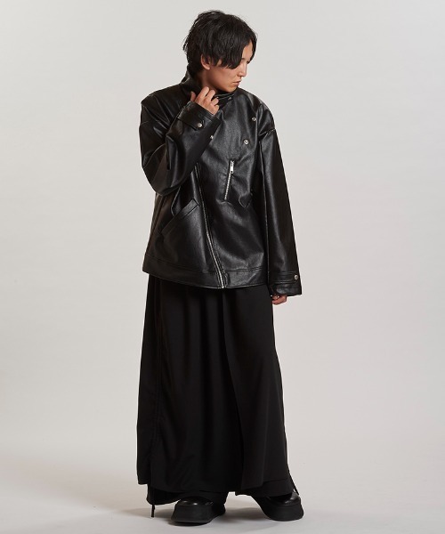 NO ID.（ノーアイディー） 革ジャン ライダース mj11146