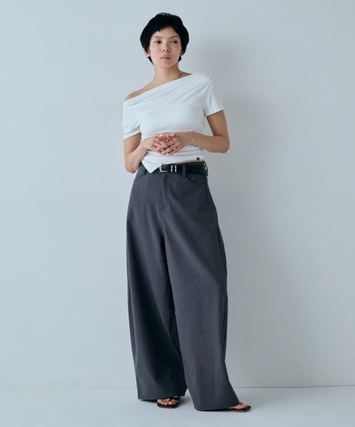 VION スラックス パンツ Curve Silhouette Slacks / カーブシルエット