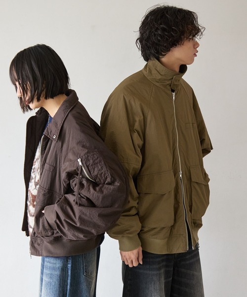 PBLIM ブルゾン アウター 「UNISEX」ナカワタミリタリーブルゾン
