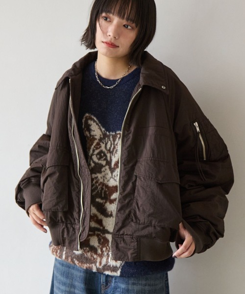 PBLIM ブルゾン アウター 「UNISEX」ナカワタミリタリーブルゾン